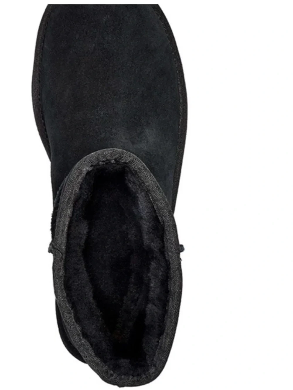Koolaburra UGG Black Suede Mid-Calf Pull-On Boots
